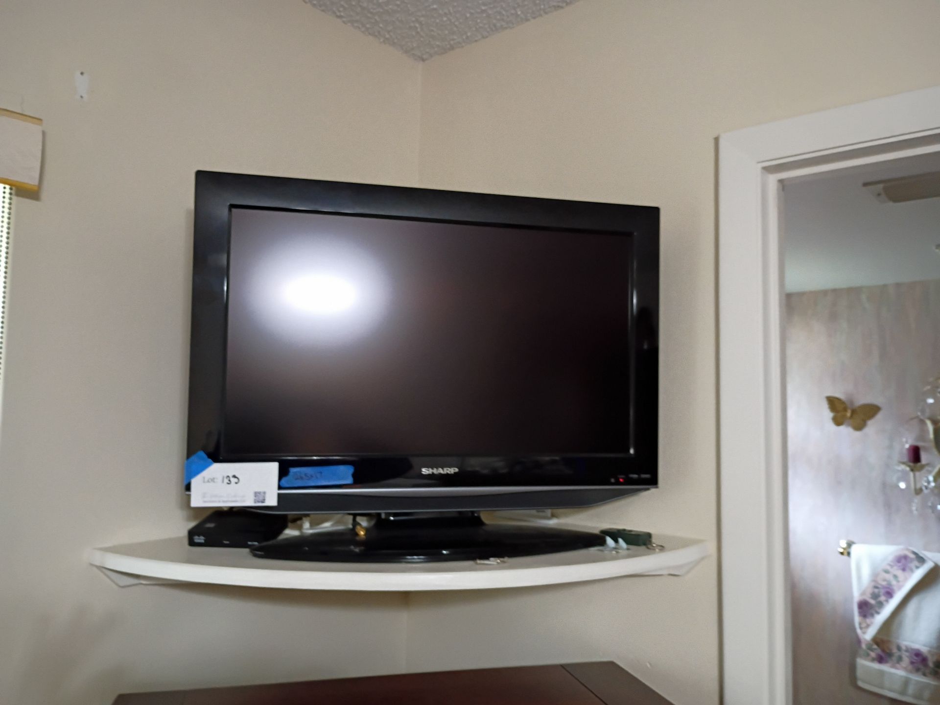 Sharp Flat Screen Television with Cisco Set-Top Box - image 1 of 4