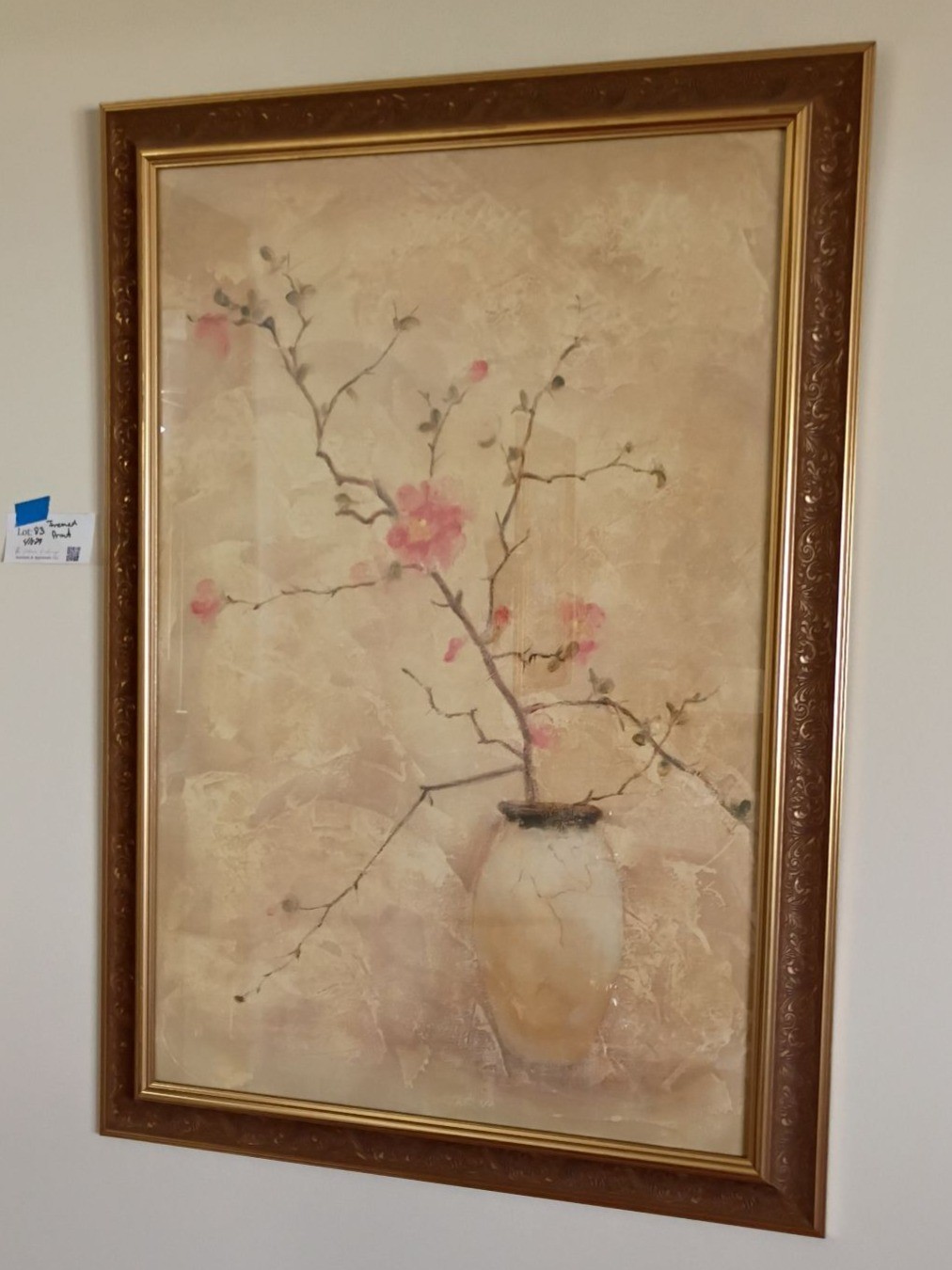 Framed Floral Vase Print - image 1 of 3