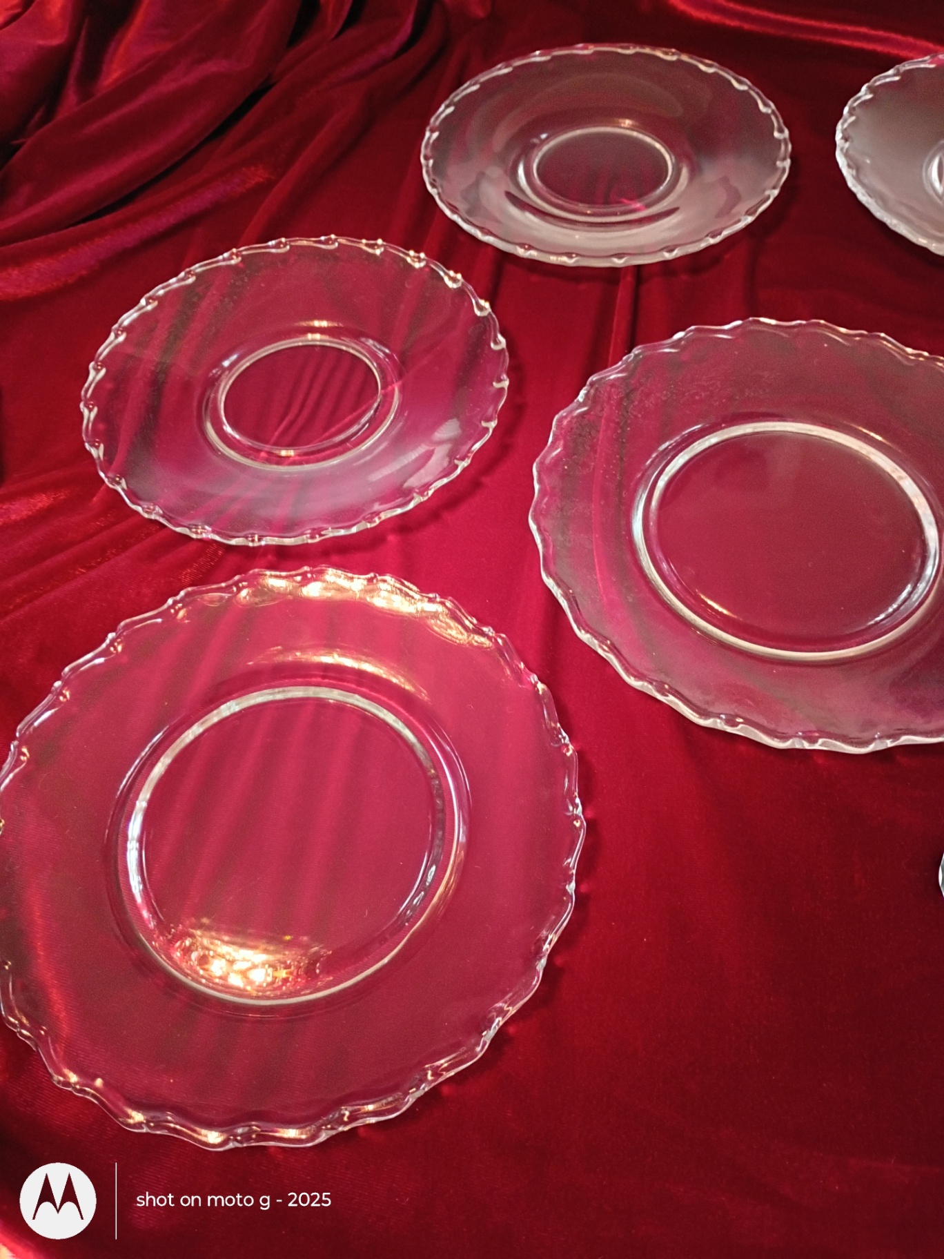 Set of Seven Fostoria Century Glass Plates - image 2 of 4
