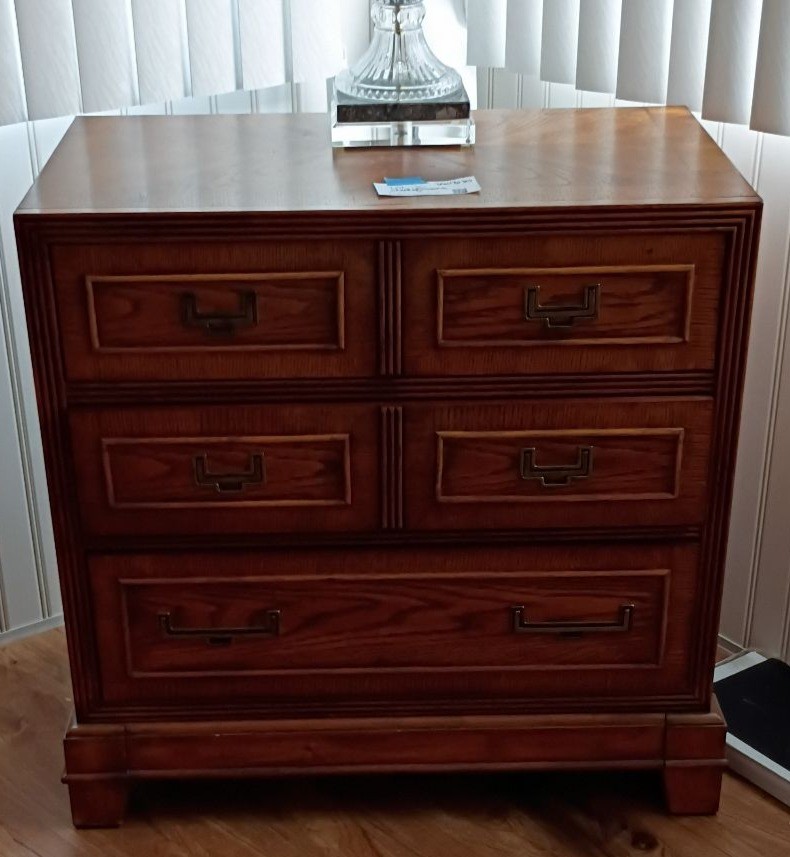 Wooden three-Drawer Chest - image 2 of 11