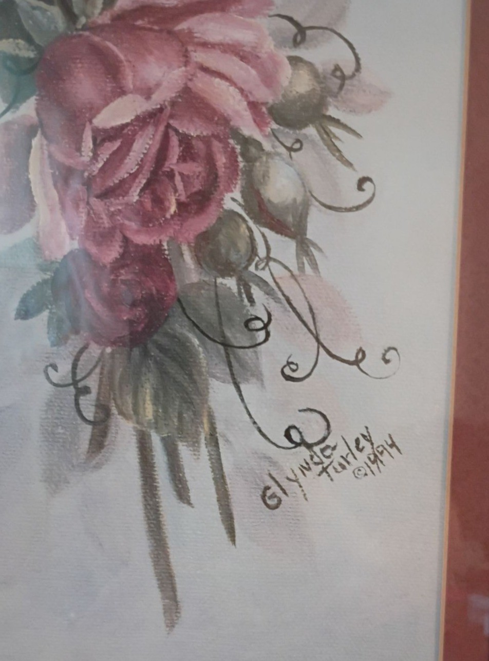 Pair of Framed Floral Prints - image 3 of 6