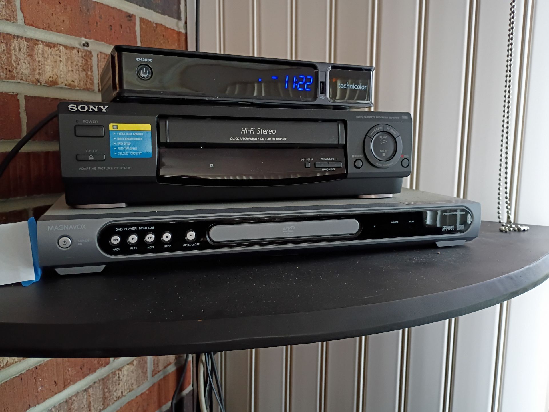 Sony VHS VCR and Magnavox DVD Player - image 2 of 4