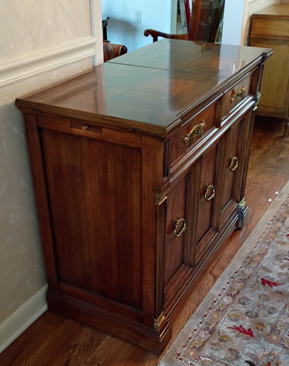 White Fine Furniture Expandable Sideboard Cabinet - image 7 of 9