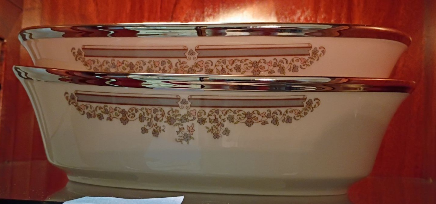 Lenox Lace Point Serving Bowls - image 1 of 4