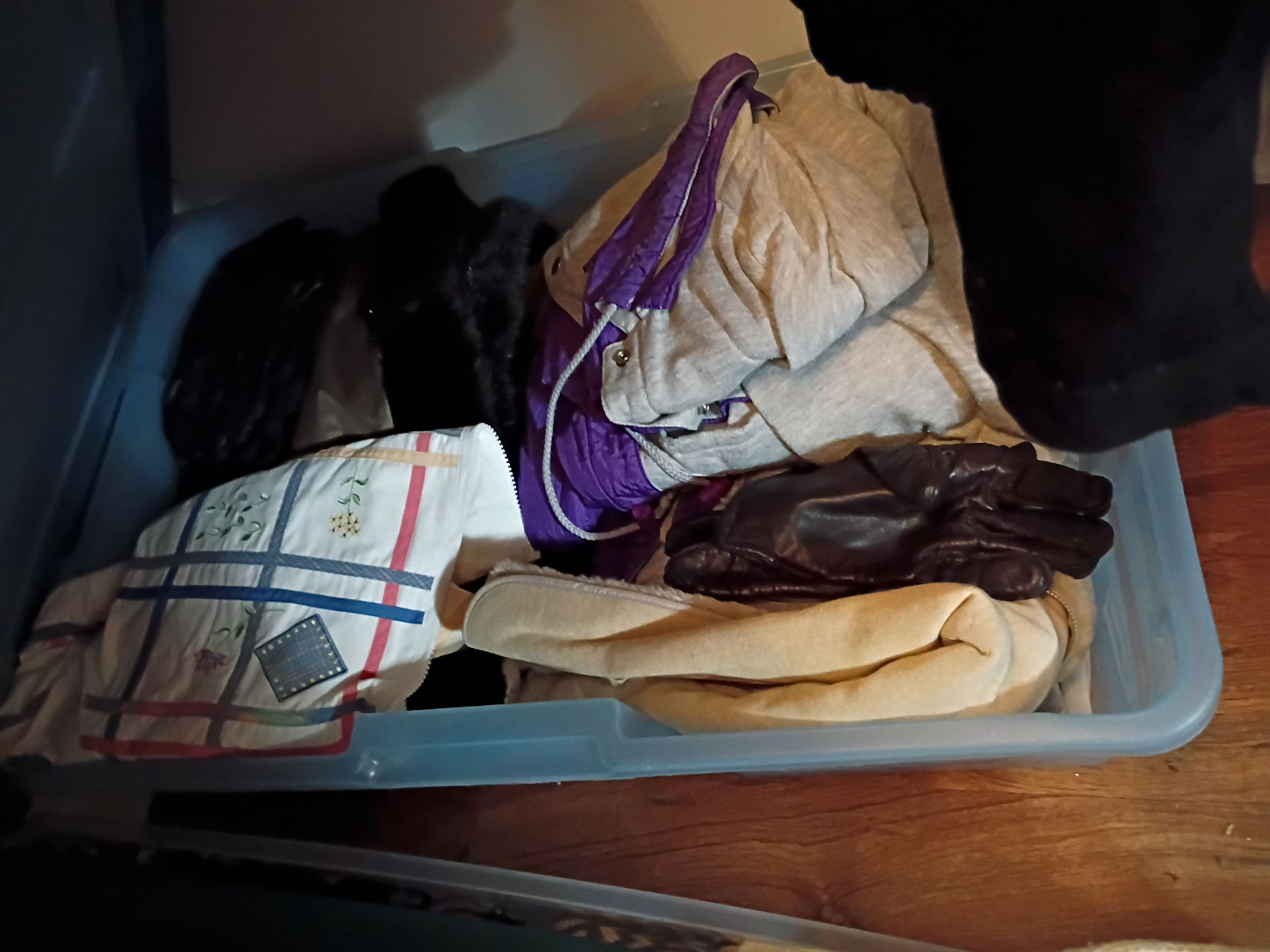 Assorted Women's Clothing and Storage Bins - image 9 of 9