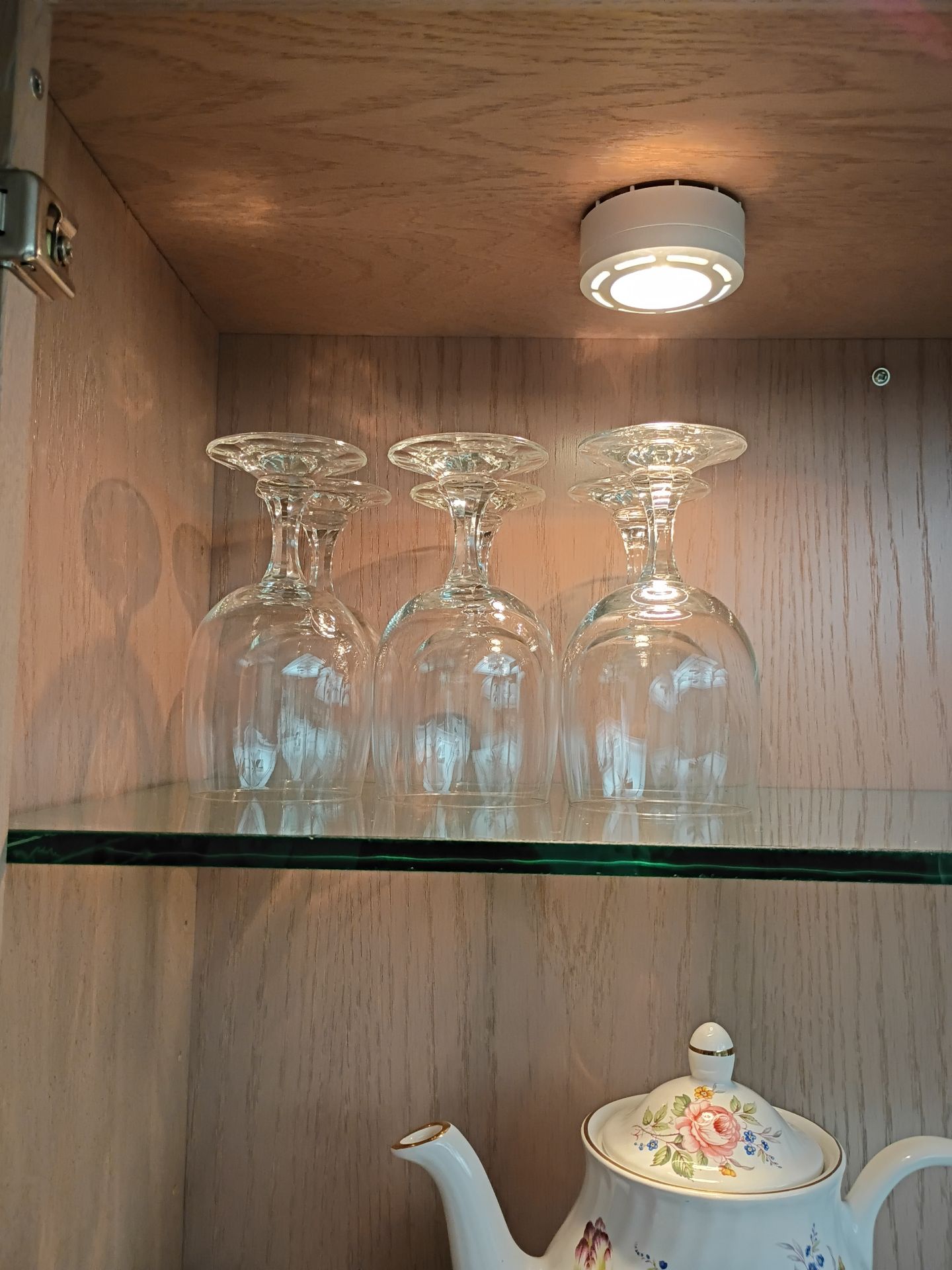 Glass Pitcher and Stemware Set - image 3 of 3