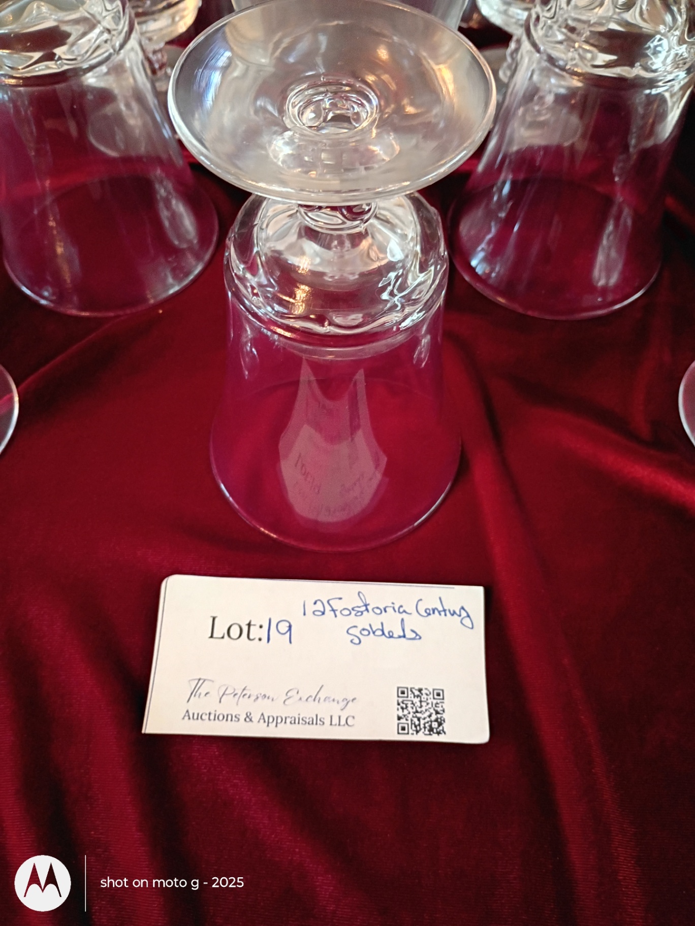 Set of 12 Clear Glass Goblets - image 2 of 9