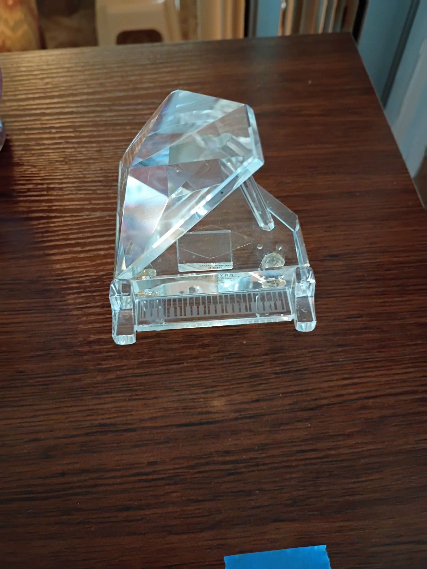 Clear Crystal Grand Piano Figurine - image 1 of 5
