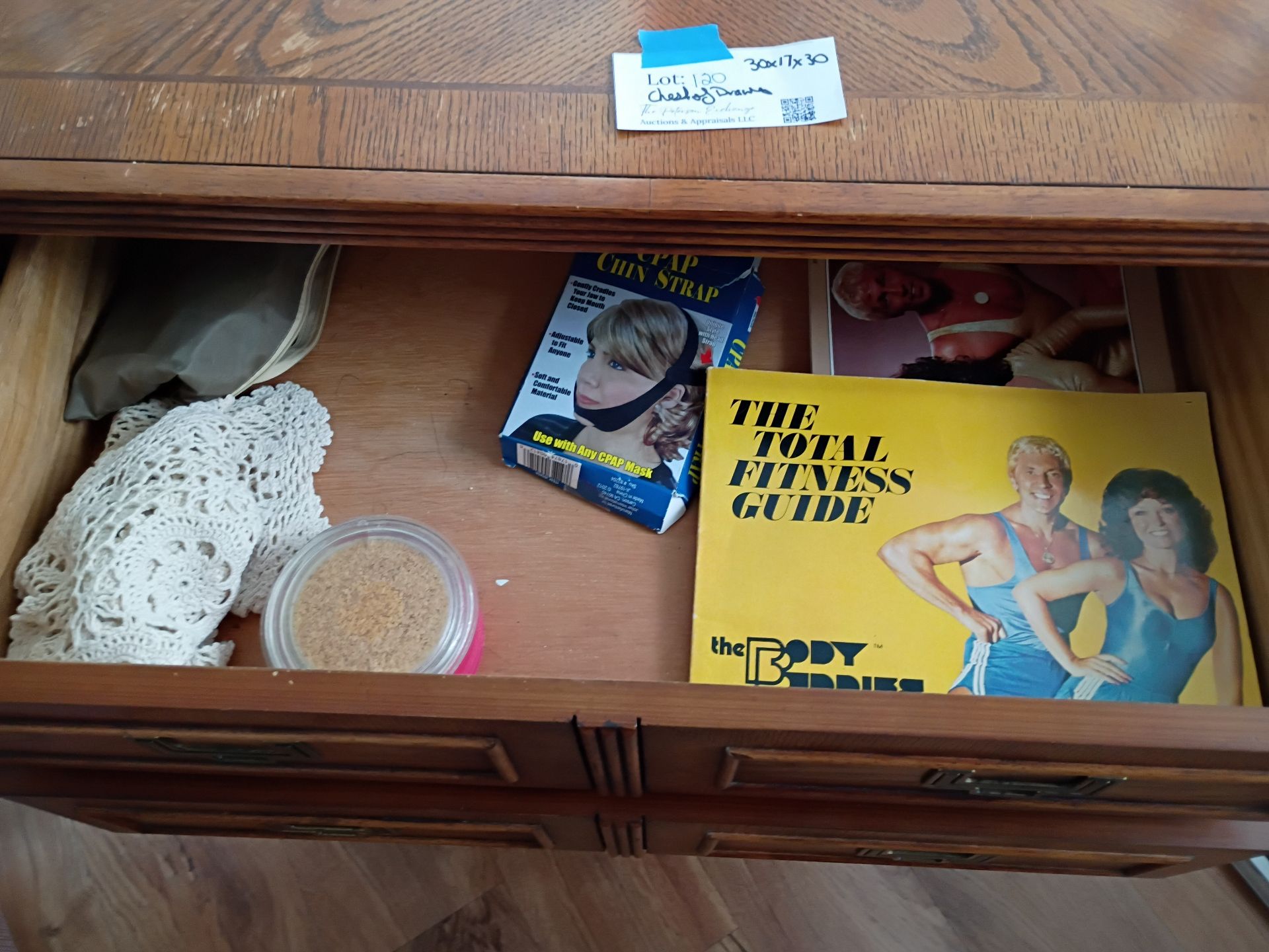 Wooden three-Drawer Chest - image 8 of 11