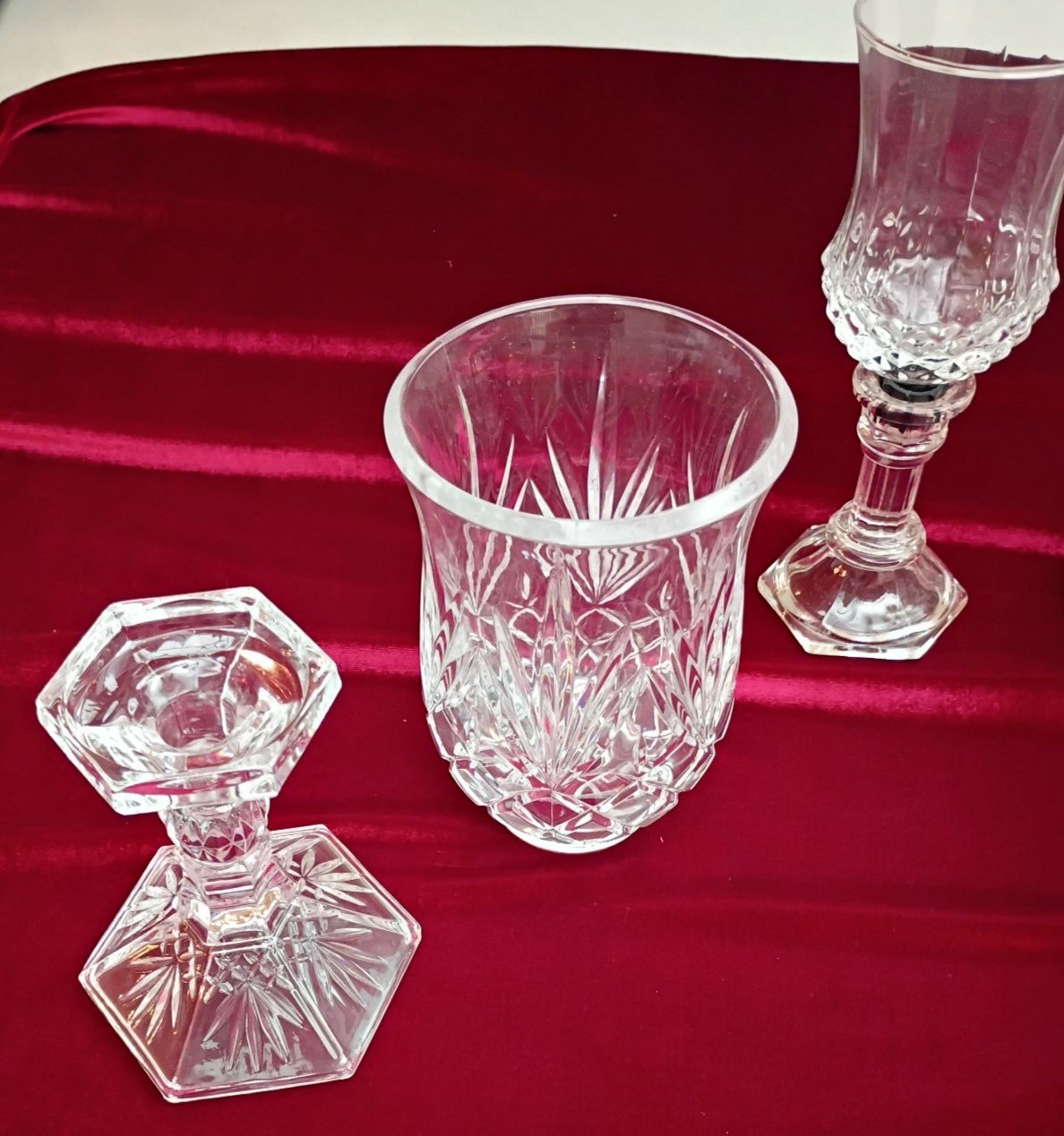 Assorted Cut Glass Decorative Tableware Pieces - image 2 of 4