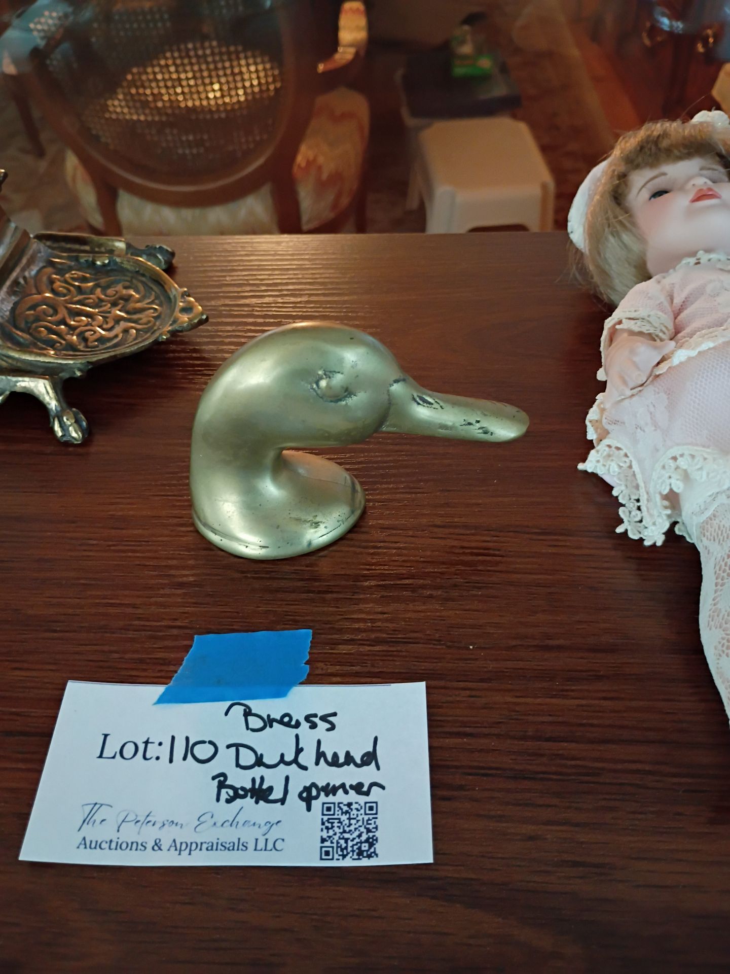 Brass Duck Head Bottle Opener - image 1 of 3