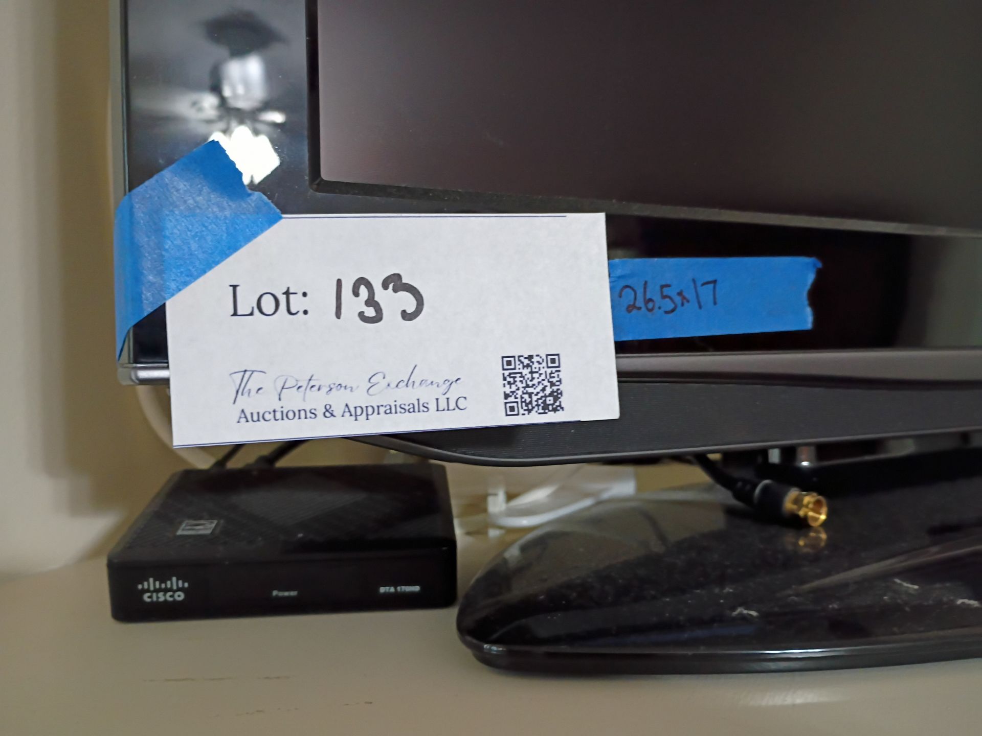 Sharp Flat Screen Television with Cisco Set-Top Box - image 3 of 4