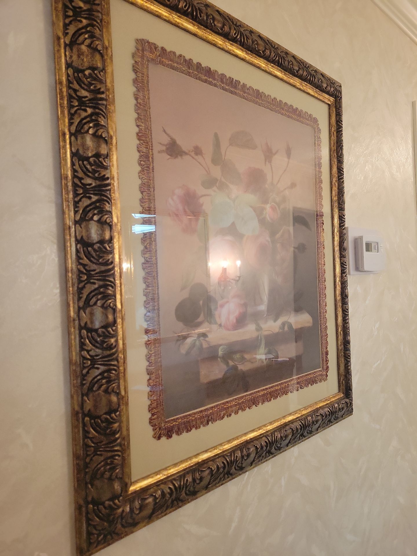 Framed Floral Wall Art - image 3 of 4