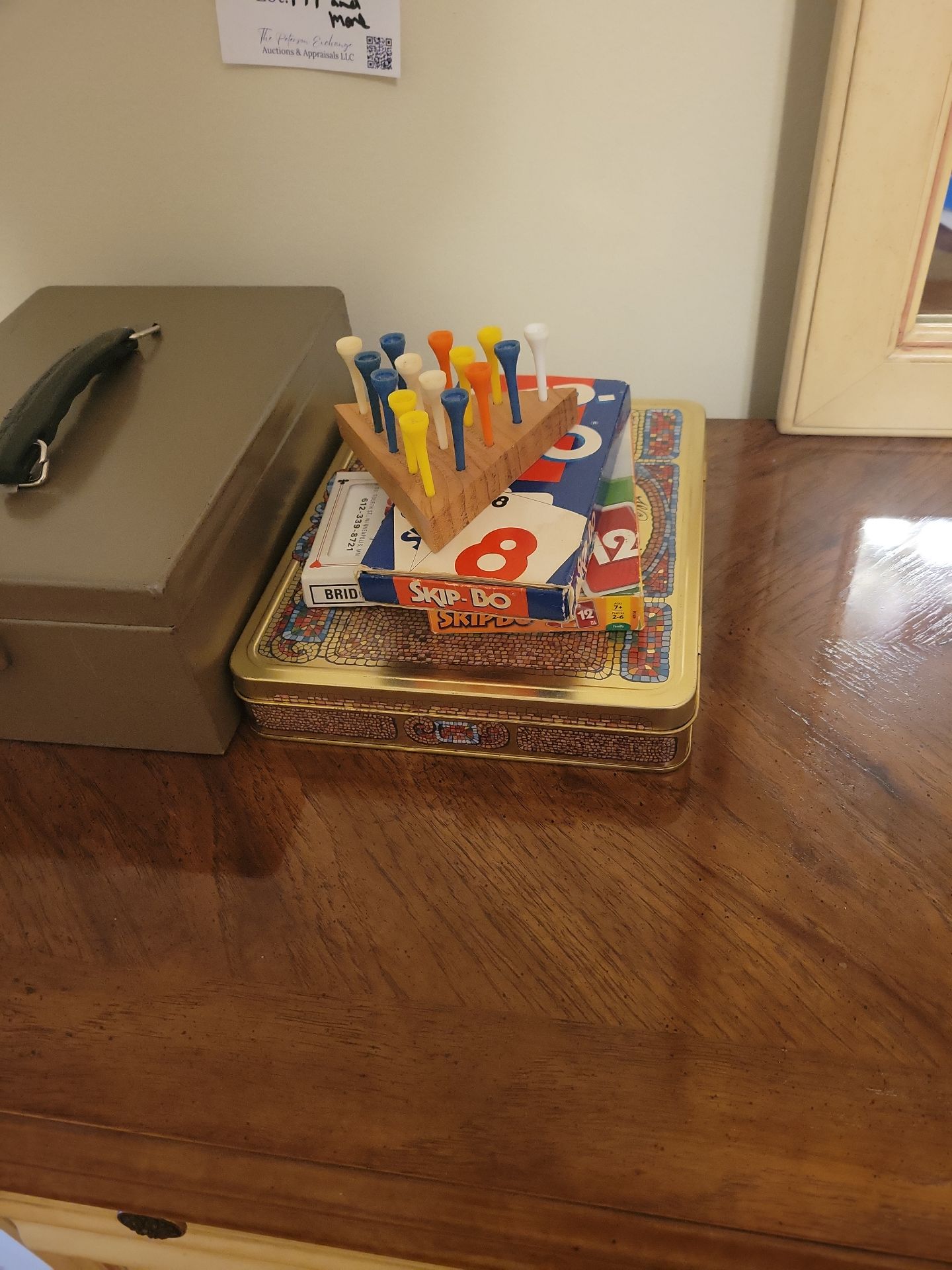 Metal Lock Box and Assorted Games - image 2 of 6