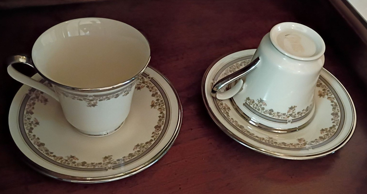 Lenox Lace Point Cup and Saucer Set - image 3 of 5