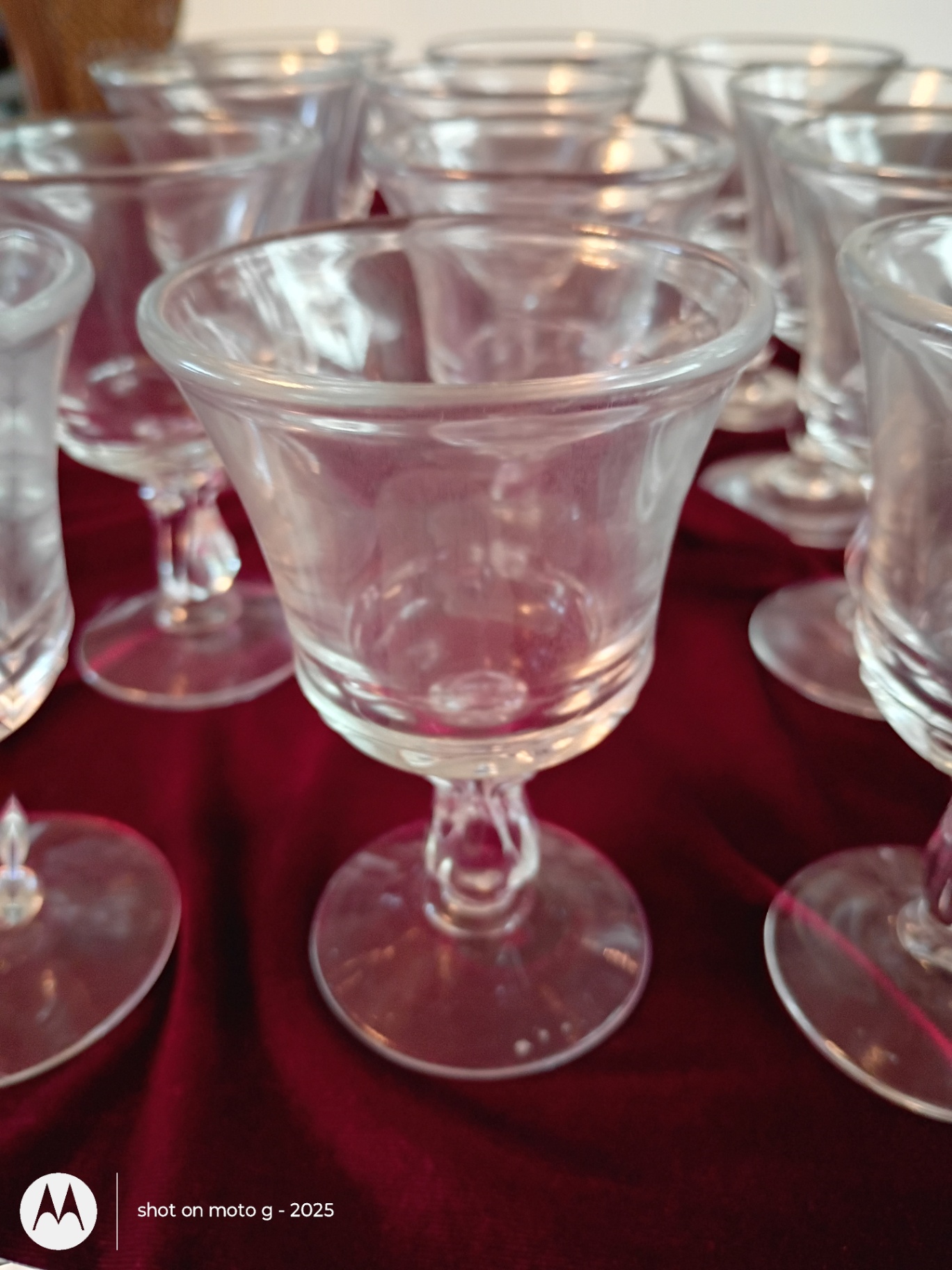 Set of 12 Fostoria Glass Goblets - image 3 of 5