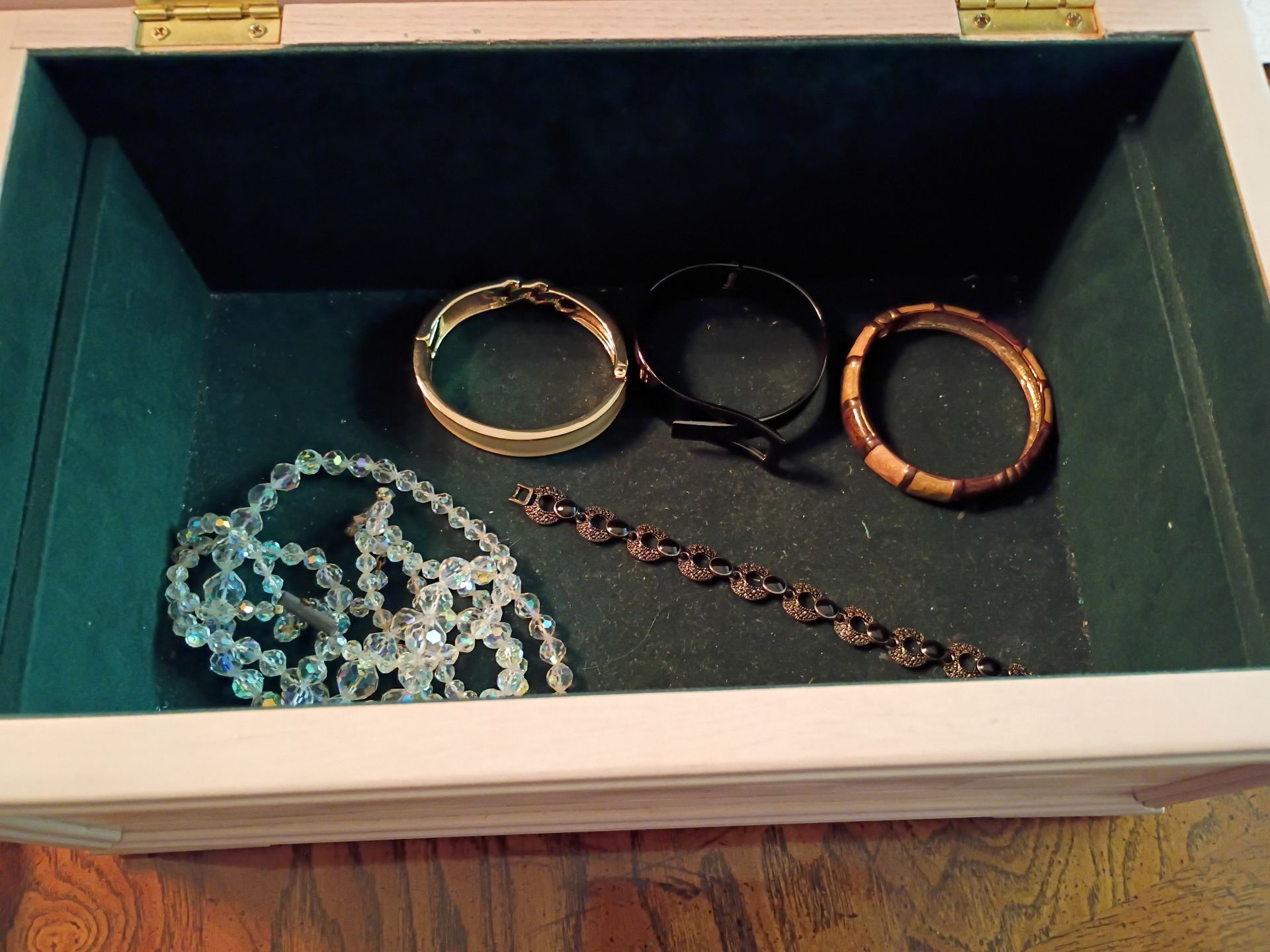 Jewelry Box with Assorted Costume Jewelry - image 3 of 4