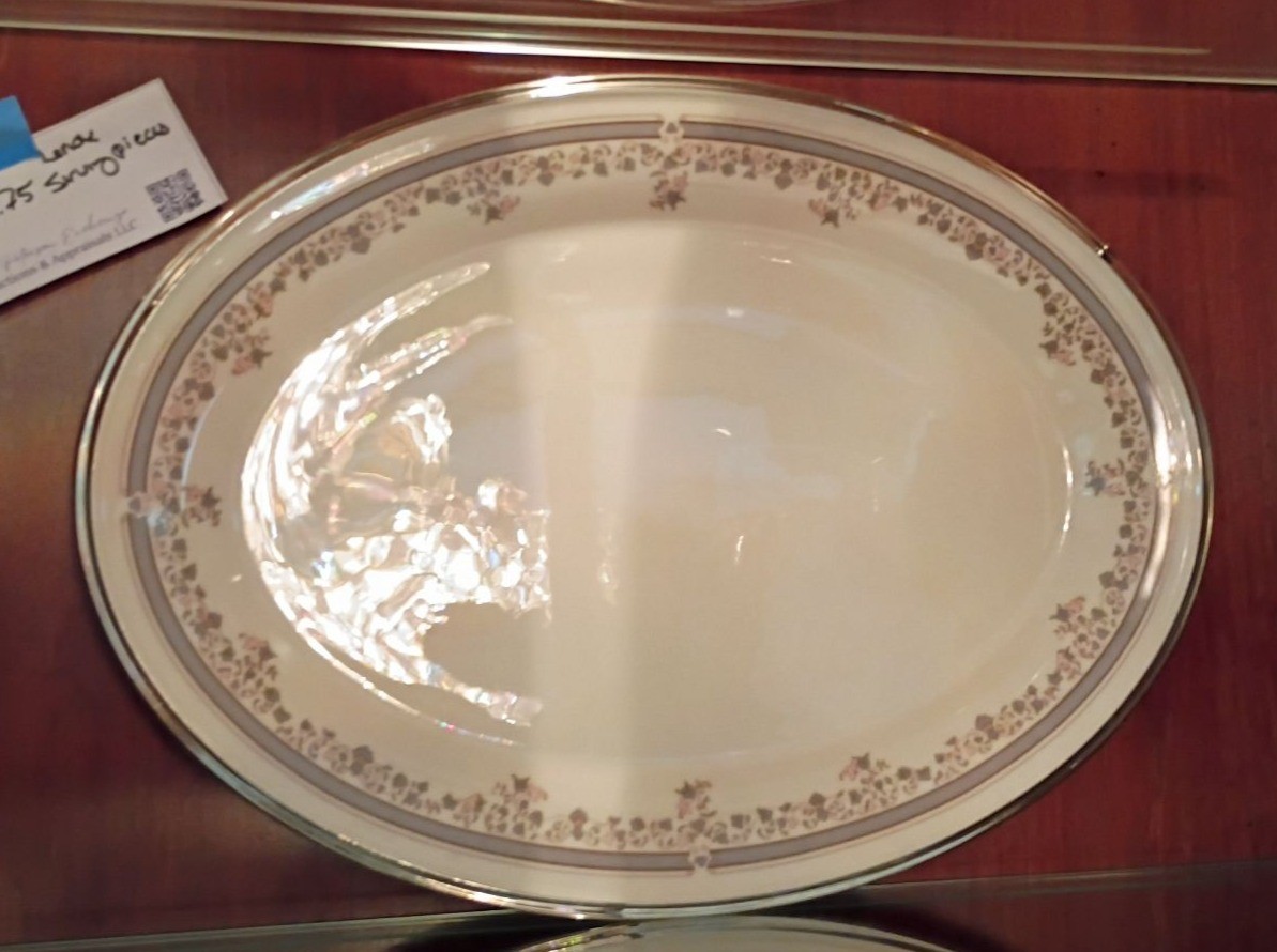 Lenox Lace Point Serving Platter and Casserole Dish - image 4 of 4