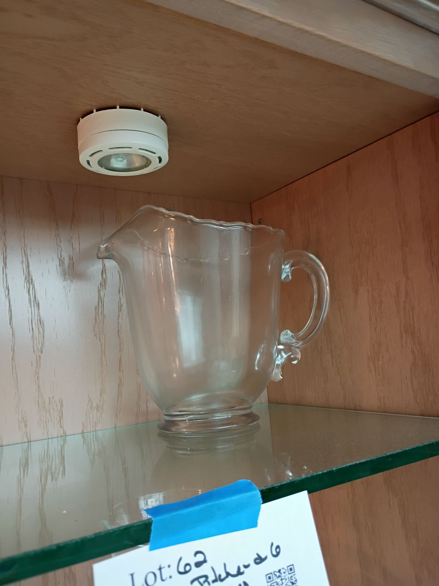 Glass Pitcher and Stemware Set - image 2 of 3