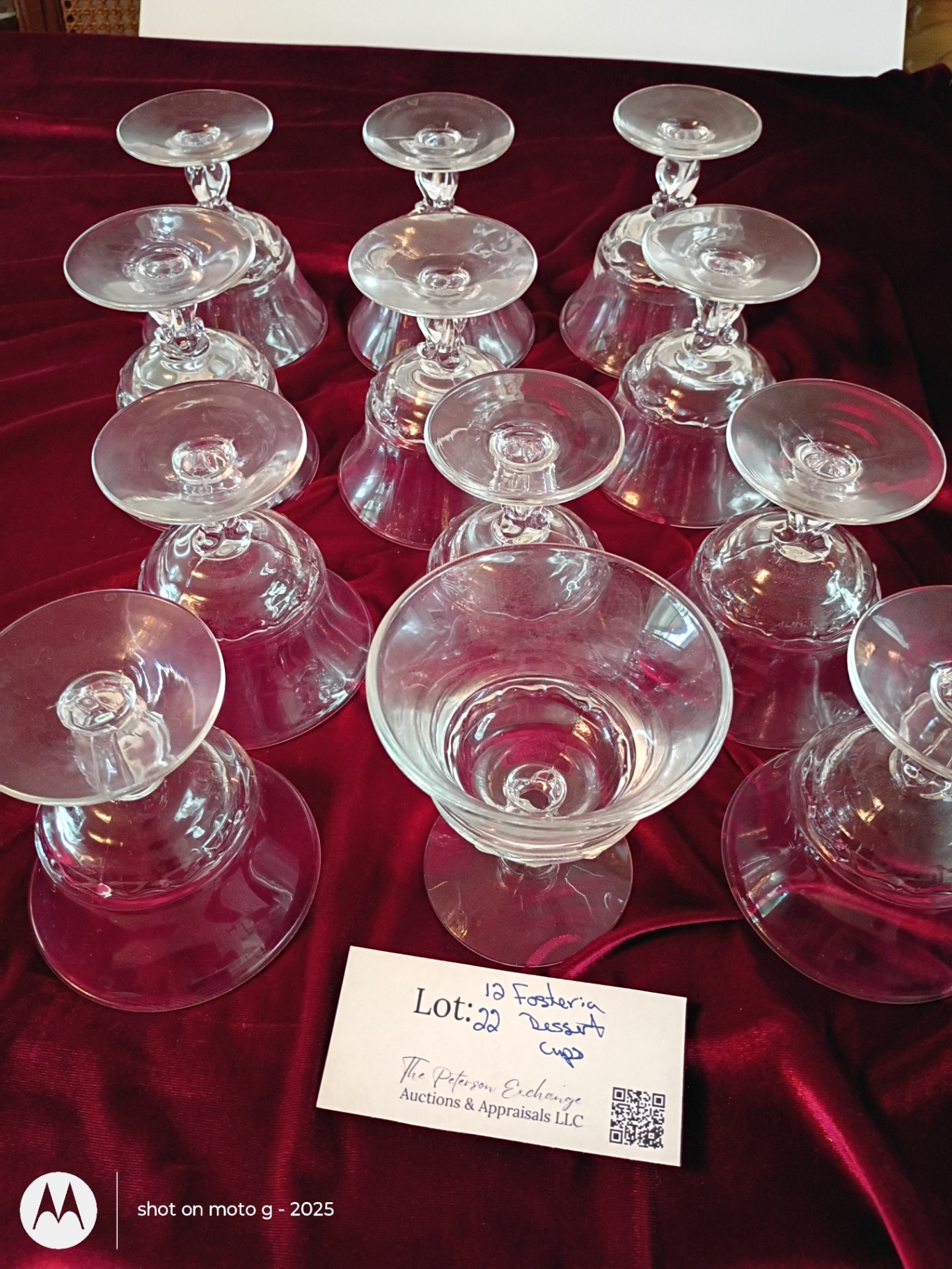 Set of 12 Fostoria Glass Dessert Cups - image 1 of 5