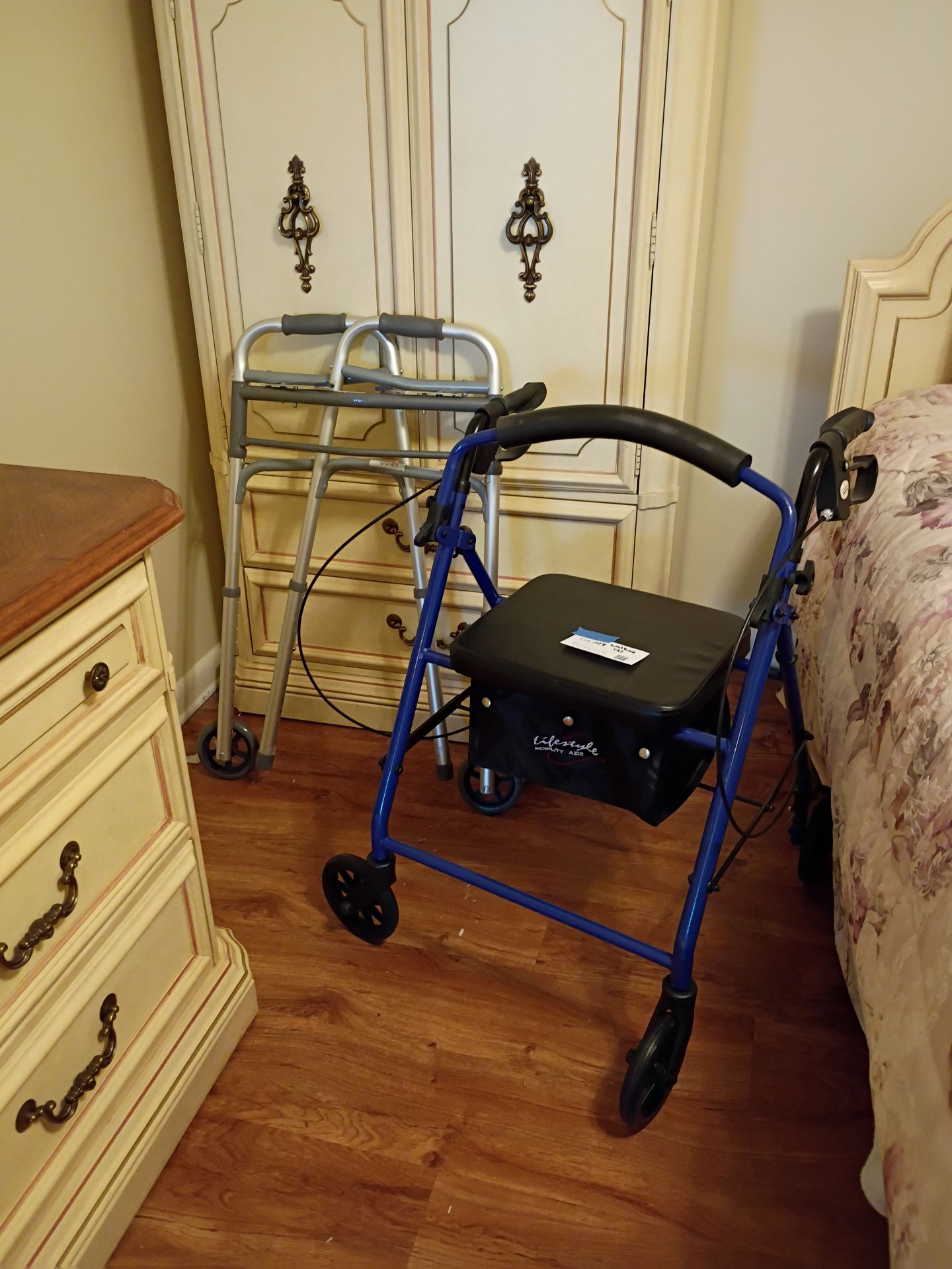 Three Walkers Including Rollator Walker - image 1 of 4