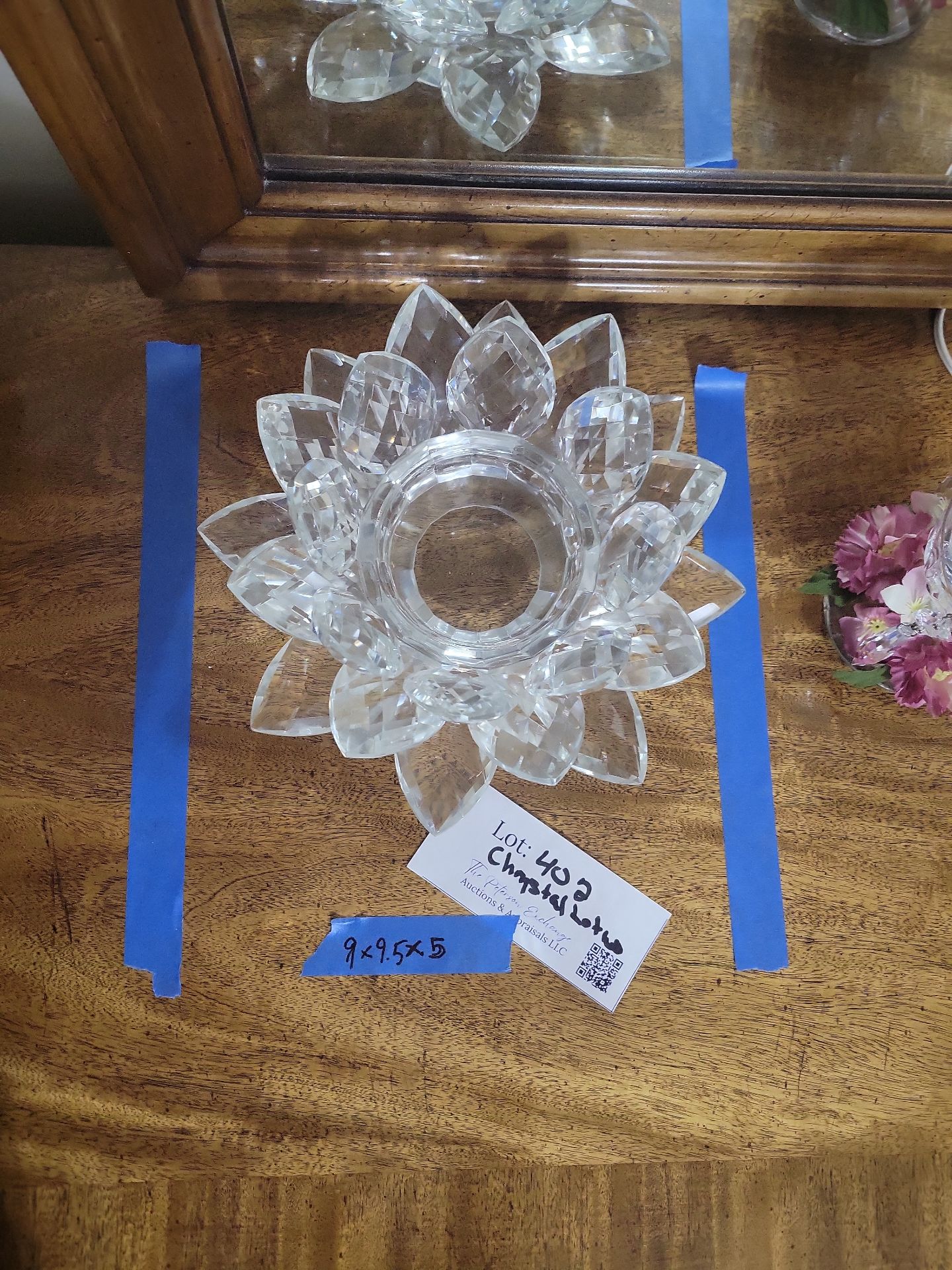 Crystal Lotus Candle Holder - image 2 of 4