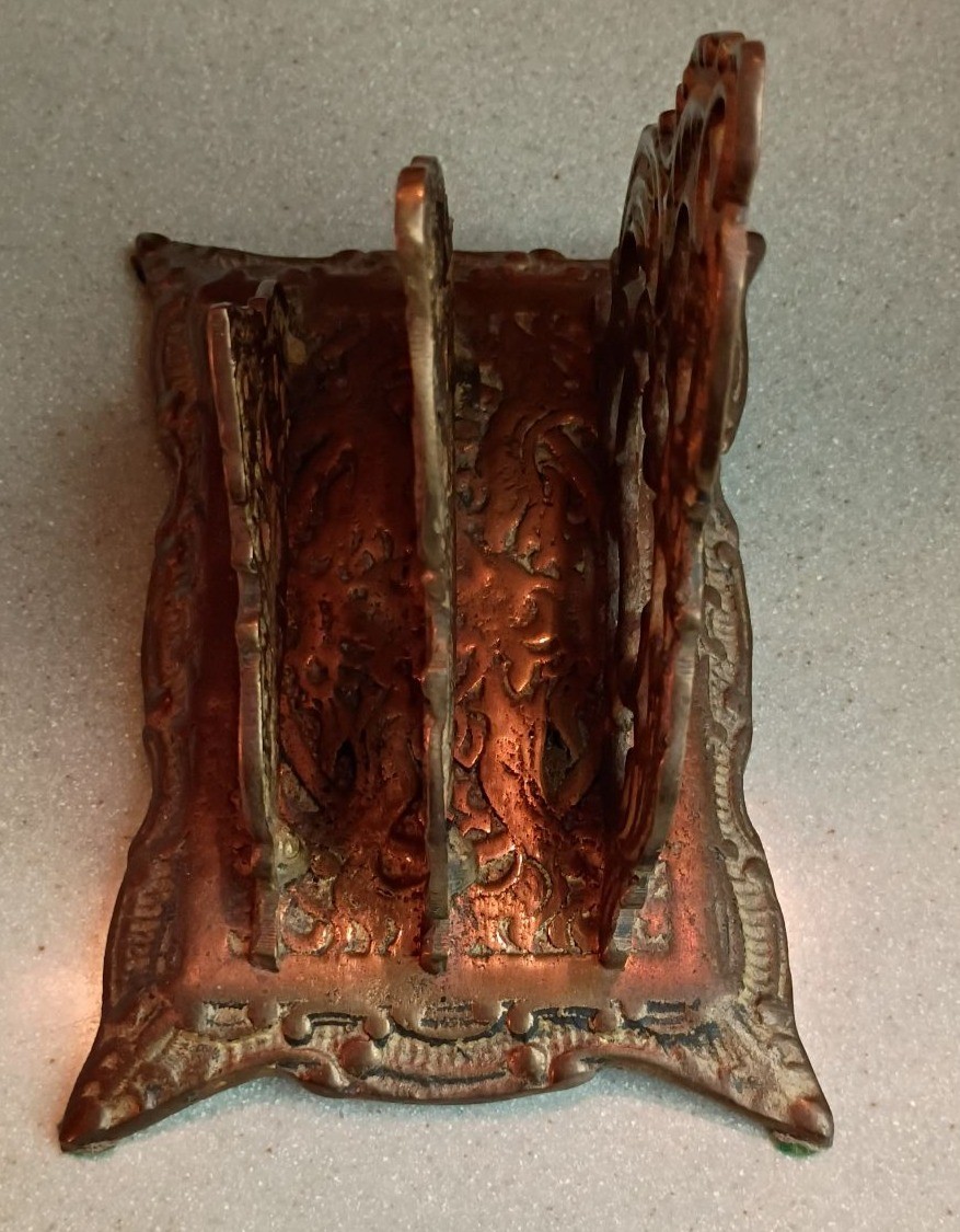 Ornate Cast Metal Letter Holder - image 2 of 4