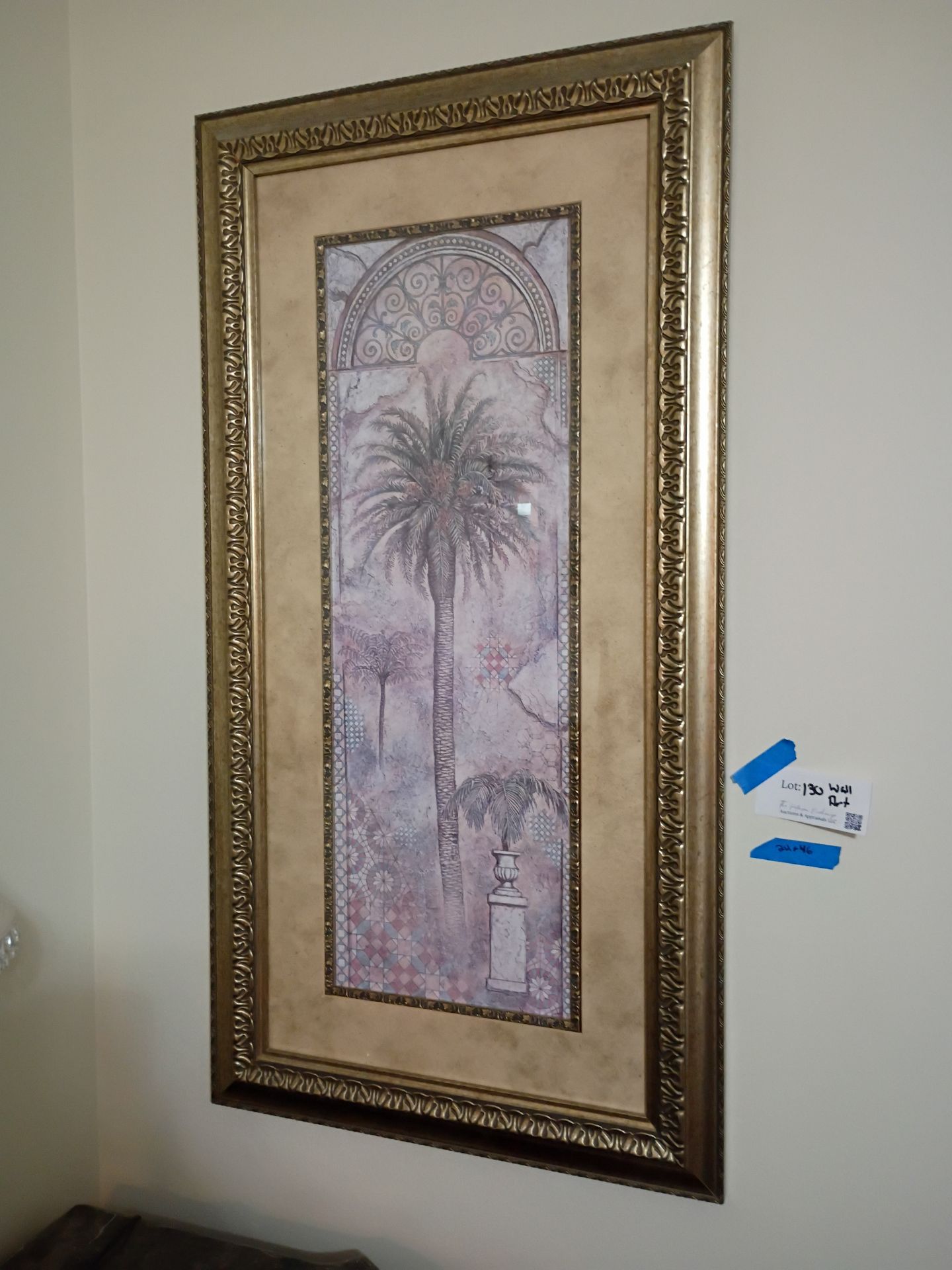 Framed Palm Tree Wall Art - image 1 of 3