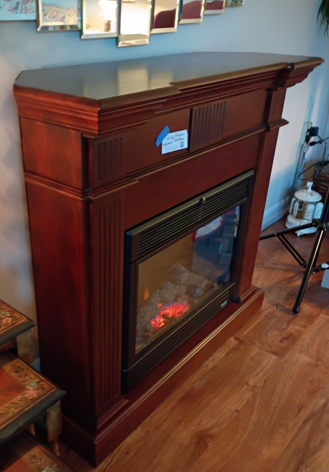 Electric Fireplace Mantel - image 4 of 7