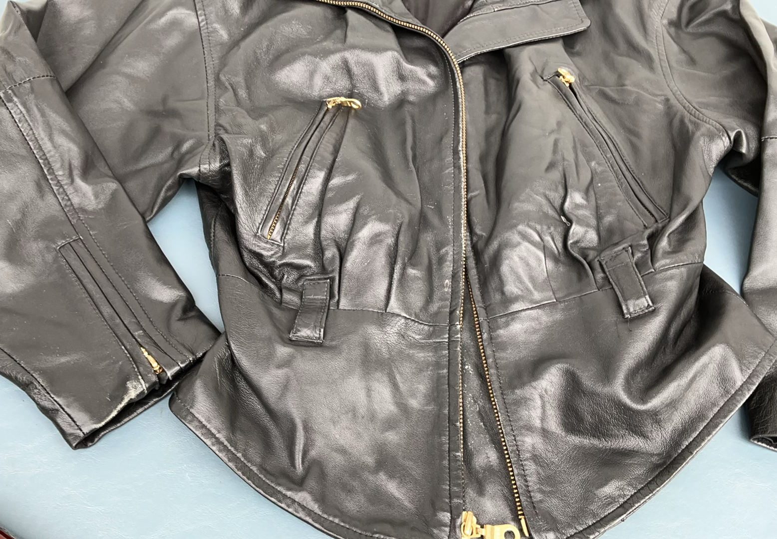 2 Leather Jackets And Belt - image 9 of 11