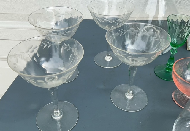 Assorted Glassware and Decanter Set - image 3 of 6