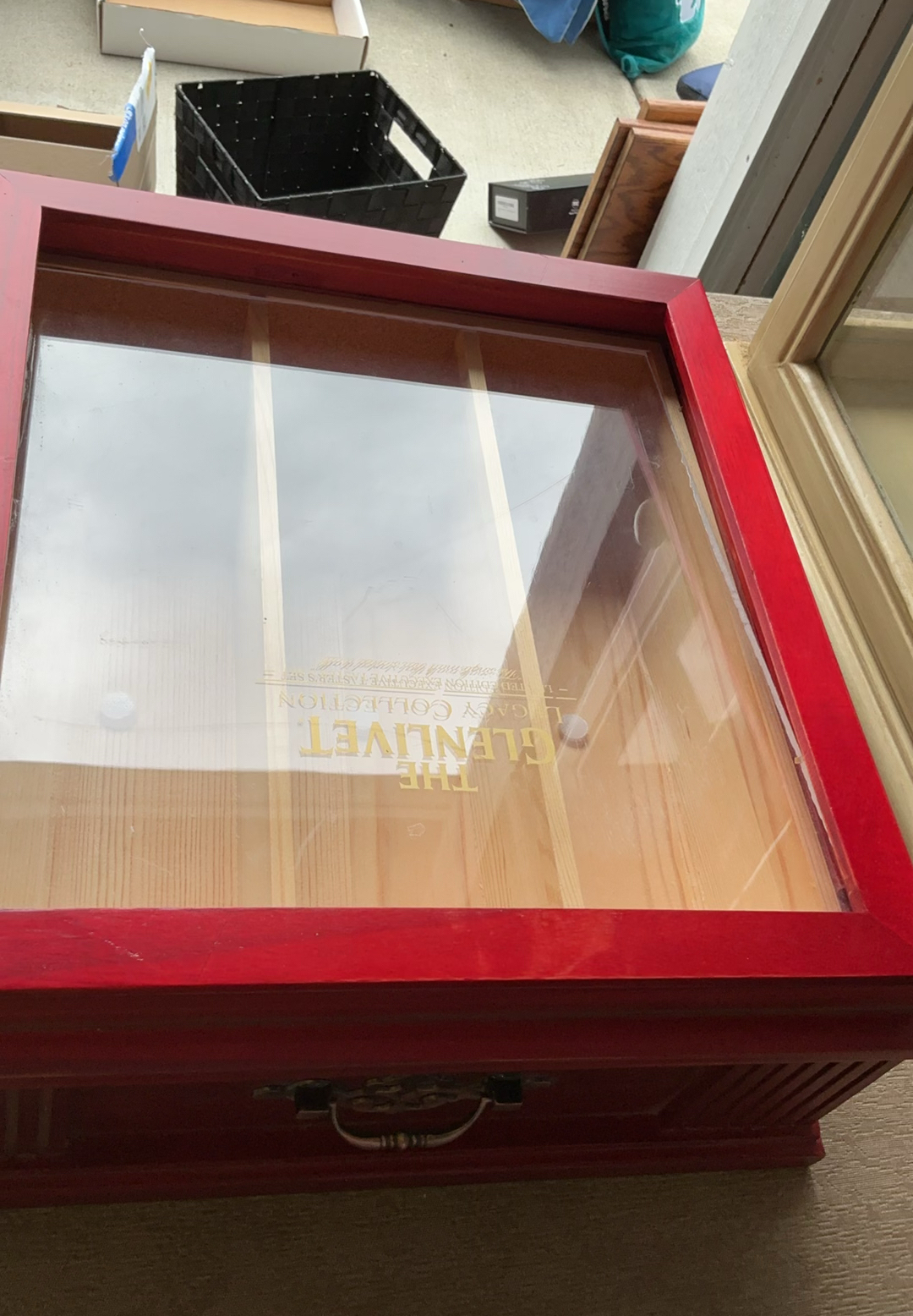 Wood & Glass Display Wall Cabinet, Etc - image 4 of 4