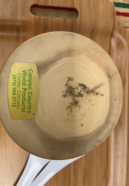 Wooden Serving Tray, Vase and Bowl with Utensils - image 5 of 6