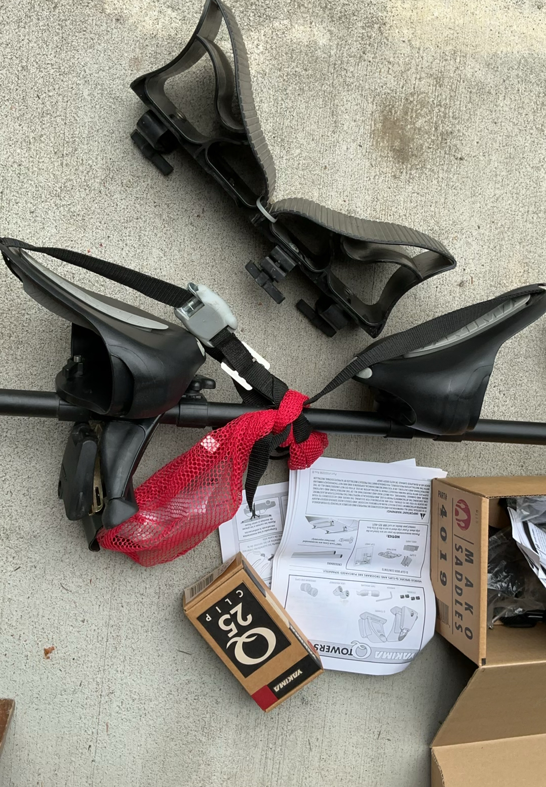 Yakima Q25 Kayak Roof rack &  components - image 5 of 6