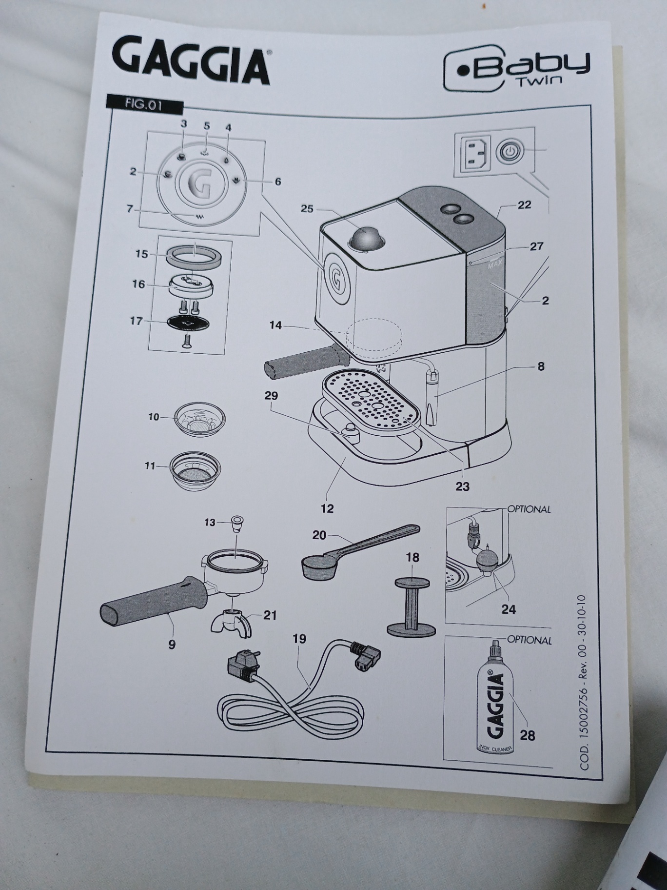 Gaggia Baby Twin Espresso Machine  - image 3 of 5