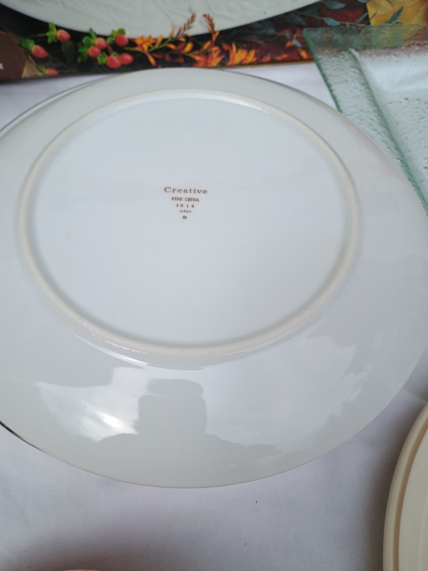 Assorted porcelain dinnerware with floral patterns and serving pieces - image 6 of 12