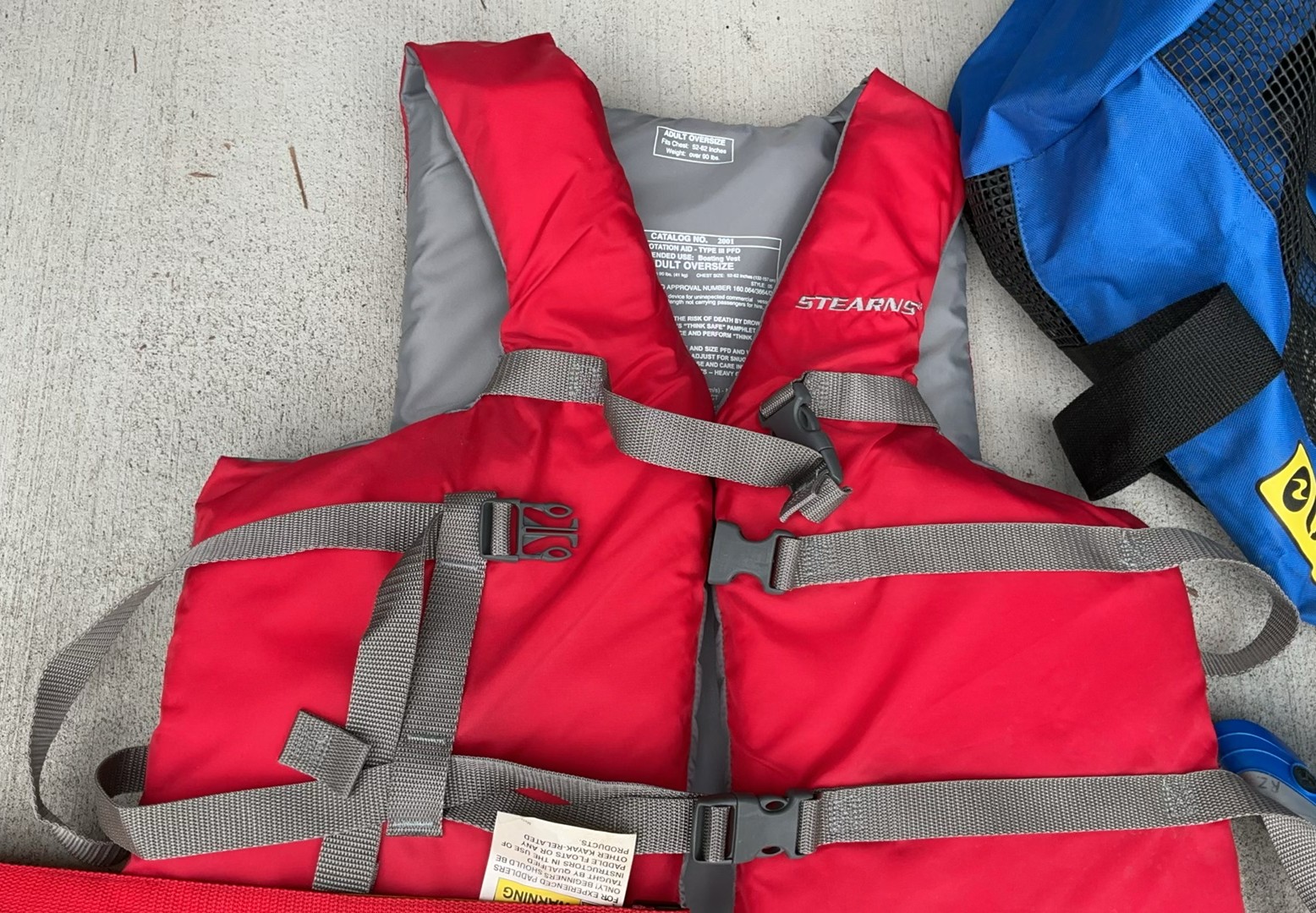 Adult snorkeling gear set with fins, mask, snorkel, and life vest - image 4 of 8