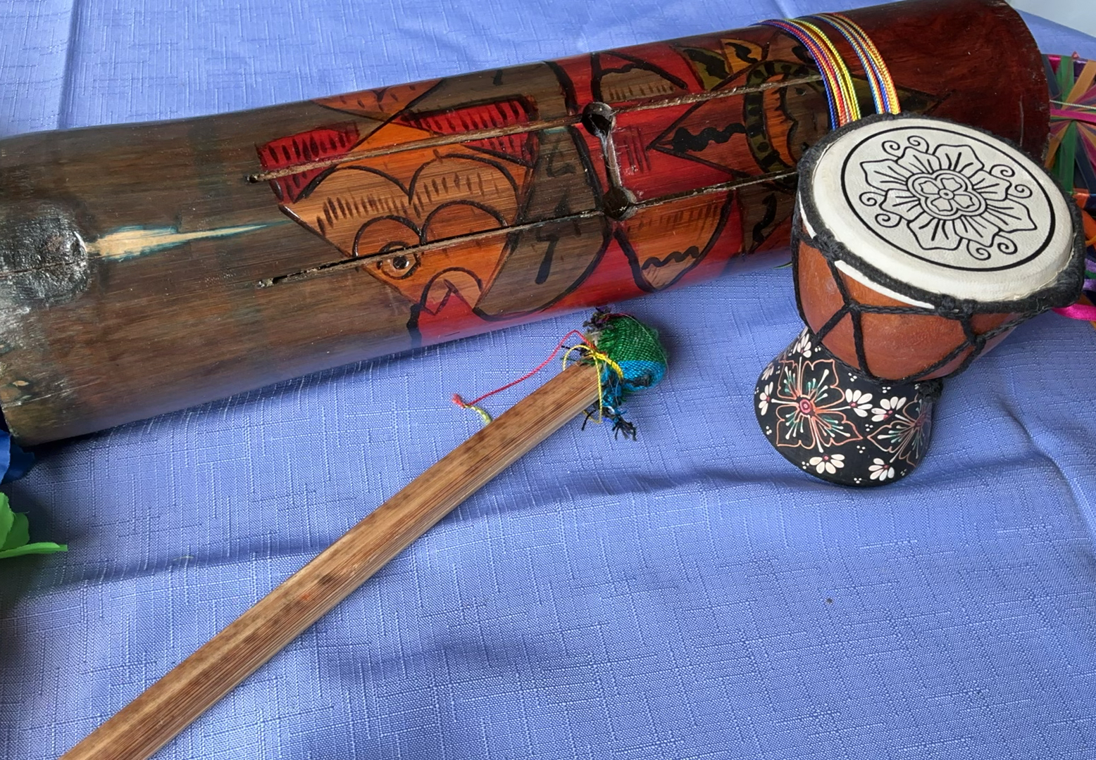 Assorted musical instruments and decorative crafts - image 6 of 8