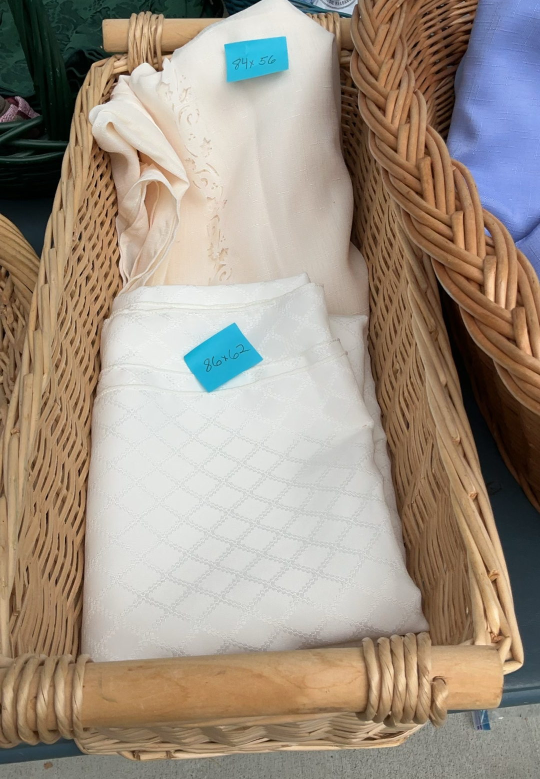 10 Large Table Cloths, 5 Baskets - image 3 of 6