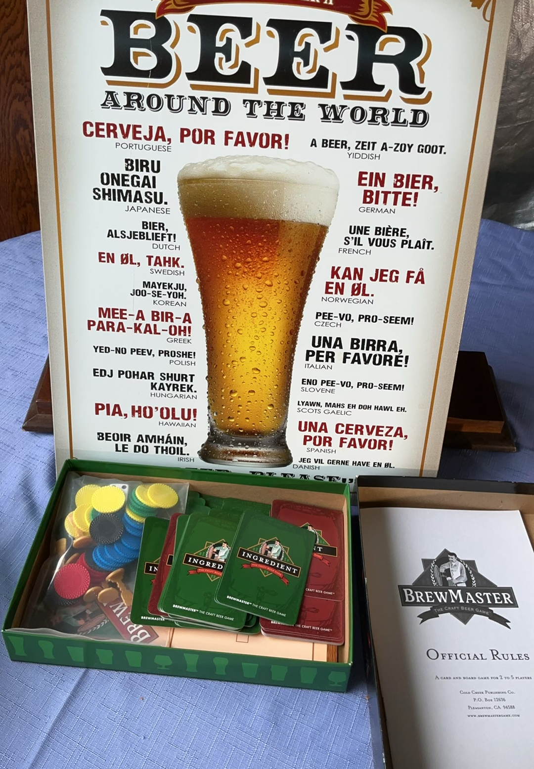 90s Time Capsule Edition Trivial Pursuit, BrewMaster Beer Game, and Beer Around the World Poster - image 4 of 4