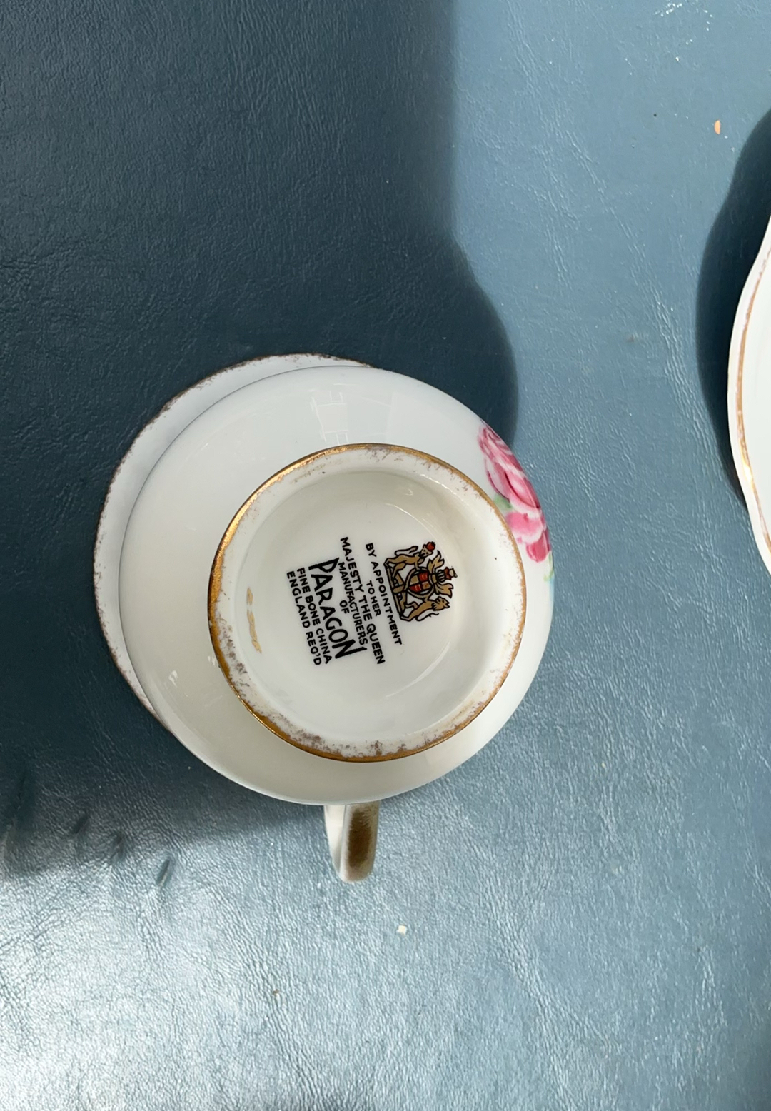 Vintage Porcelain Tea Cups And Saucers - image 6 of 11