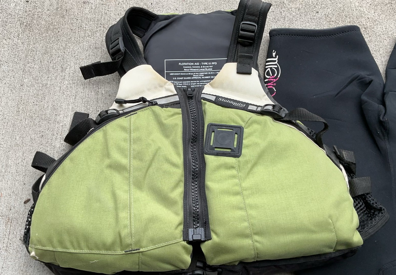 Wetsuit, Flotation Aid PFD, and Dry Bags - image 5 of 8