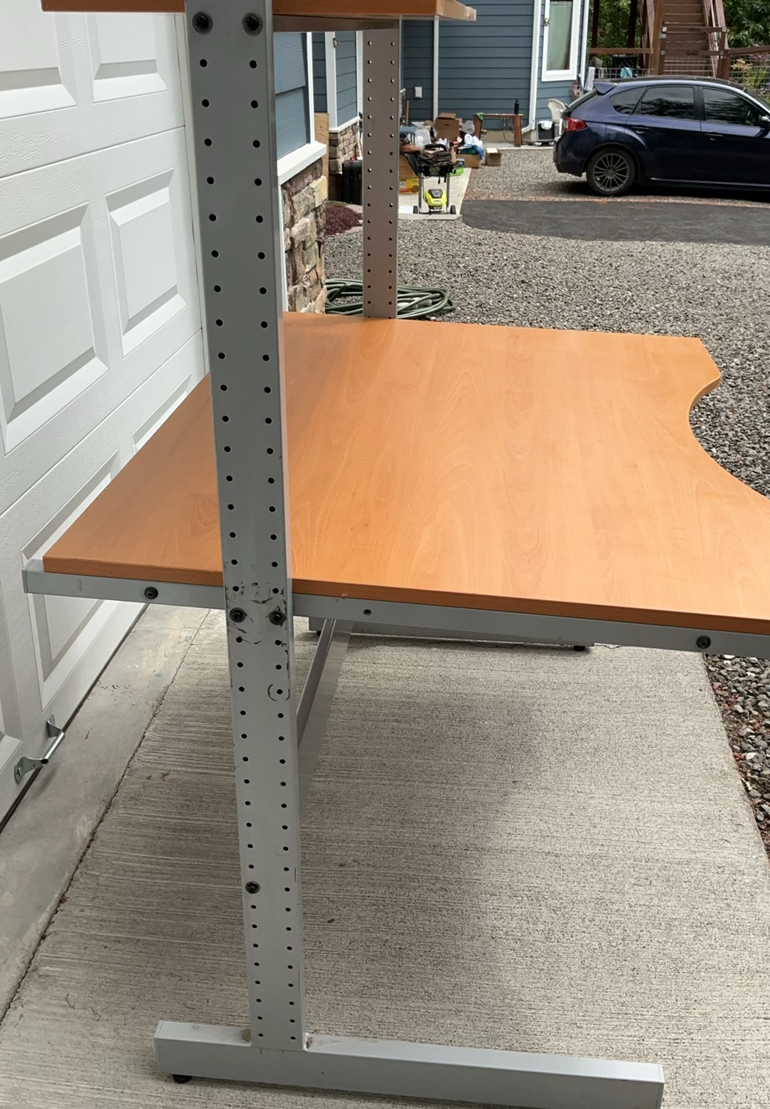 Metal and Desk Wood - image 3 of 4