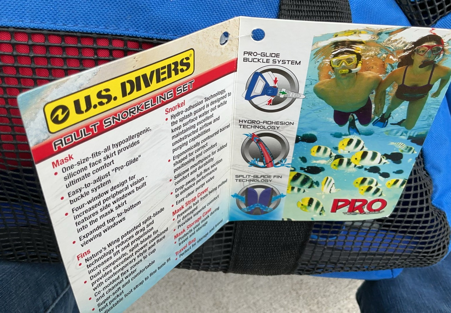 Adult snorkeling gear set with fins, mask, snorkel, and life vest - image 8 of 8