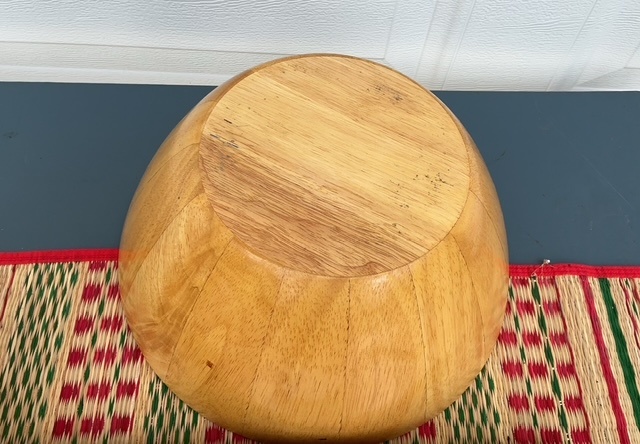 Wooden Serving Tray, Vase and Bowl with Utensils - image 6 of 6