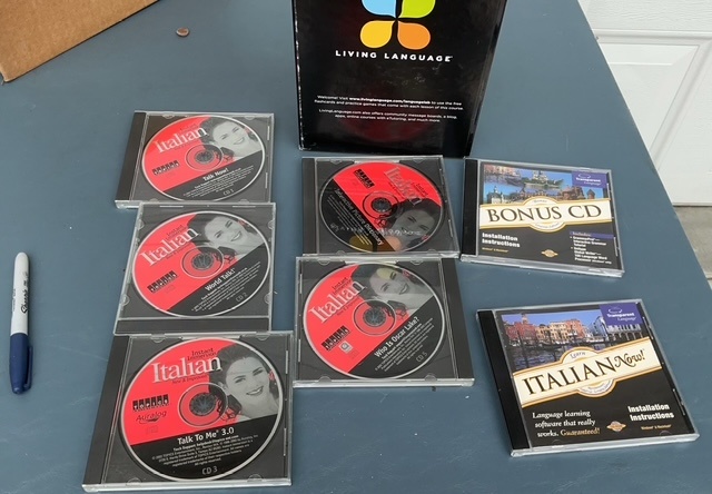 Living Language Italian and Spanish Language Learning CDs and Books - image 1 of 5