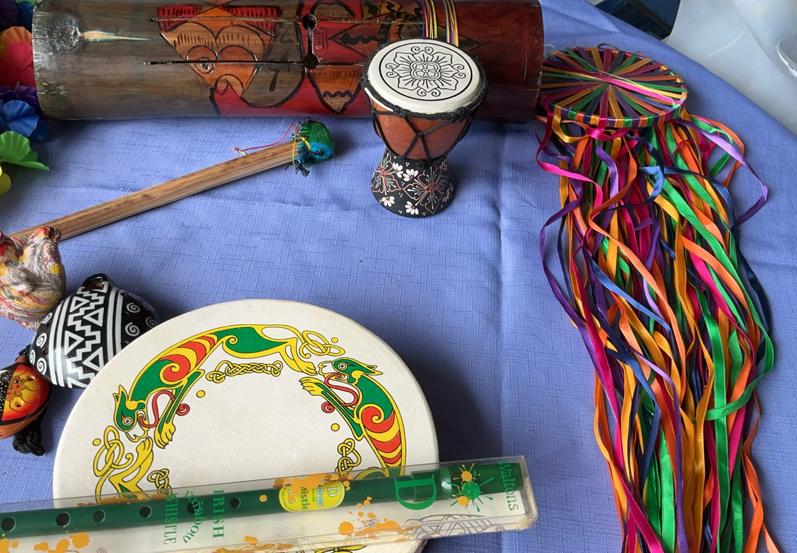 Assorted musical instruments and decorative crafts - image 8 of 8