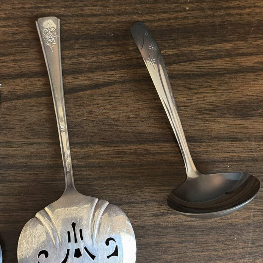 Assorted Silver-Tone Flatware and Serving Utensils - image 7 of 8