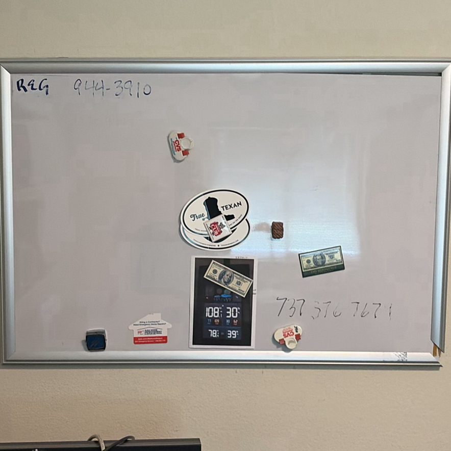 Dell Monitor, Dell Keyboard, Computer Case, and Whiteboard - image 9 of 16