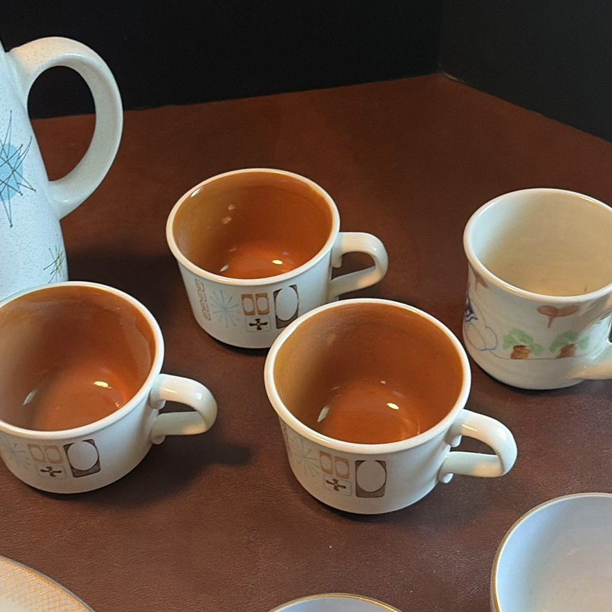 Mid-Century Style Ceramic Dinnerware and Serving Pieces - image 6 of 8